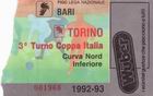 Bari-Torino 92-93 Coppa Italia